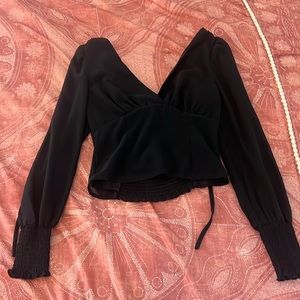 Black Long sleeve top